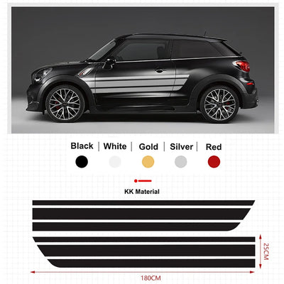 Autocollant Bande Latérale MINI Cooper Clubman F54 F55 F60