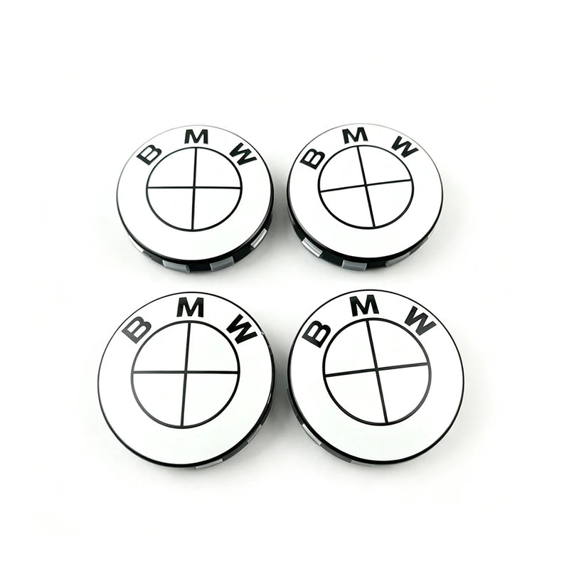 Cache-Moyeux BMW E90 F30 X5 56mm 68mm Emblème — vue de trois quarts