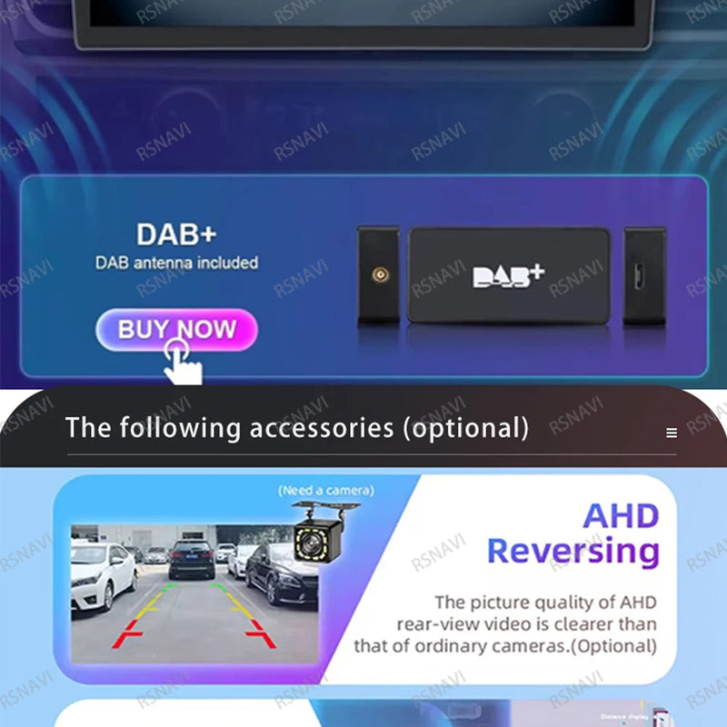 Autoradio Android 15 Ford Everest et Ranger 2015-2018 CarPlay Sans Fil GPS 4G
