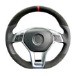 Couvre Volant à Coudre Mercedes Classe C W204 AMG Suédine 2012-2015
