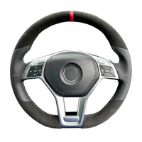 Couvre Volant à Coudre Mercedes Classe C W204 AMG Suédine 2012-2015