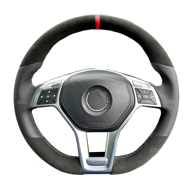 Couvre Volant à Coudre Mercedes Classe C W204 AMG Suédine 2012-2015