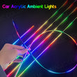 Bandes Acryliques Éclairage d'Ambiance RGB Voiture 110 cm