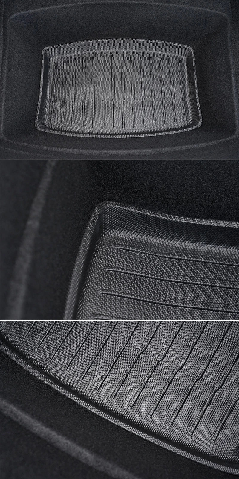 Tapis de Sol et de Malle Tesla Model 3 Highland 2024-2026 TPE Étanches Antidérapants