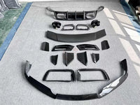 Kit Carrosserie Carbone Sec Porsche 911 992 Turbo S : Splitter, Prise d'Air de Pare-Chocs, Jupes, Diffuseur, Aileron