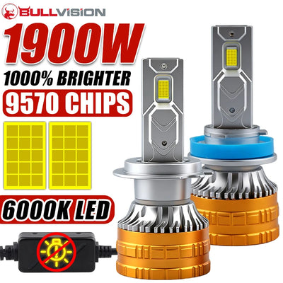 Ampoules LED BULLVISION Canbus 9570 CSP H7 H4 H11