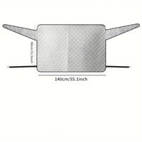Housse de Protection Lunette Arrière Voiture Anti-Neige 140 x 80 cm