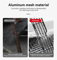 Filet Anti-Insectes Magnétique Calandre Inférieure Tesla Model Y Juniper 2025-2026 en Aluminium