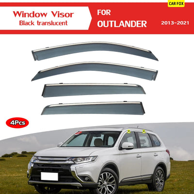 Déflecteur de Vitre Mitsubishi Outlander 2013-2023 Kit 4 Pièces