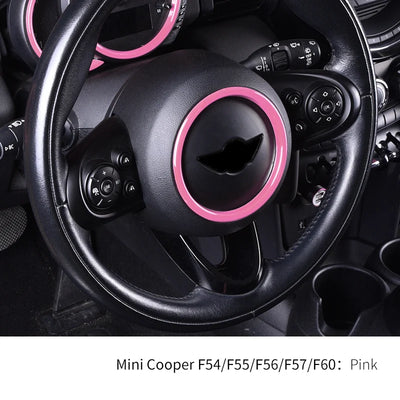 Cache Logo Mini Cooper F56 F60 Anneau Décoratif Intérieur