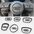 Logo Audi Autocollant 4 Anneaux Électroplaqué A3 A4 Q5