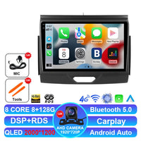 Autoradio Android 15 Ford Everest et Ranger 2015-2018 CarPlay Sans Fil GPS 4G