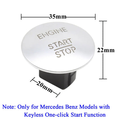 Bouton de Démarrage Sans Clé Mercedes W204 W205 W212