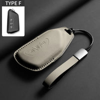 Étui de Protection Clé Cuir Volkswagen Golf 8 ID.3 ID.4 Skoda Octavia 4 Seat Leon 4 Cupra Formentor