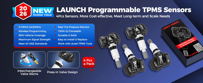 TPMS Tool Launch Creader 5011 V2 Tire Sensor Diagnostic