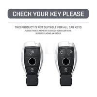 Étui de Protection Clé Mercedes Classe A B C E GLA GLC CLA CLS Fibre de Carbone 2 ou 3 Touches