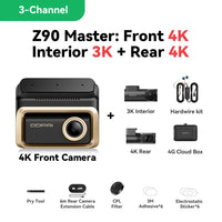Dashcam DDPAI Z90 Master 4K Vorne Hinten HDR