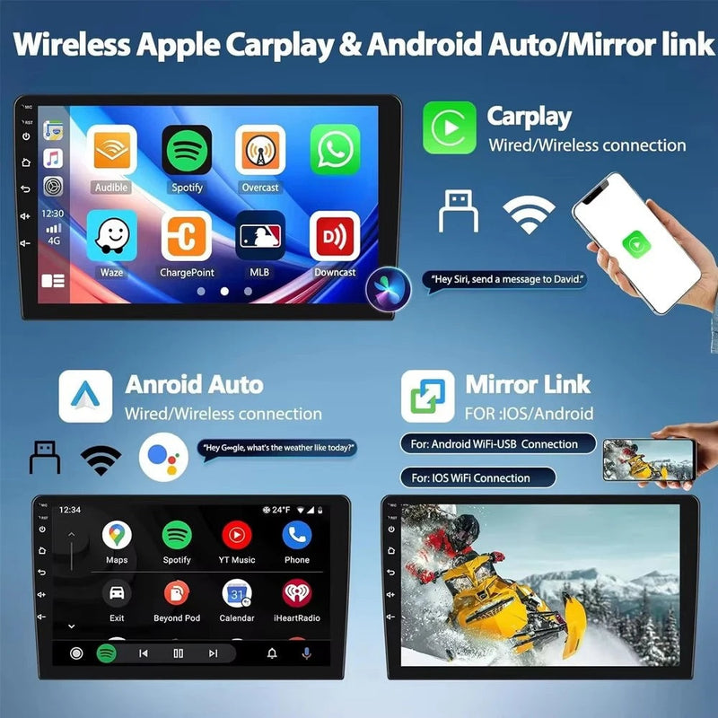 Autoradio Android 16 Dodge Challenger 2011-2014 Écran QLED CarPlay GPS Caméra DVR