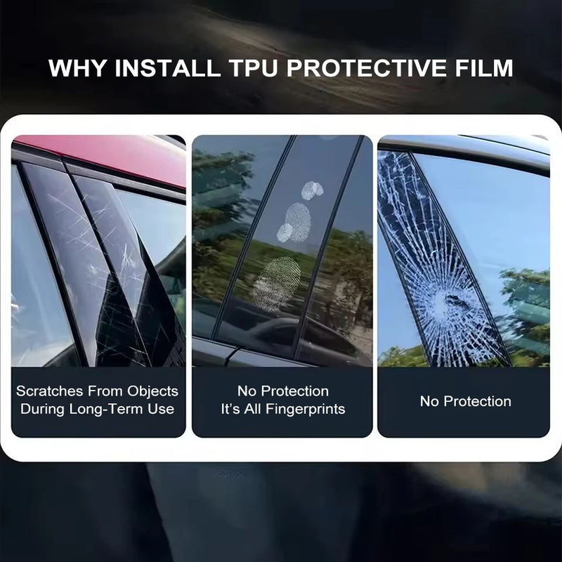 TPU Door Sill Protection Film for BYD Song Plus DM-i 2023-2025