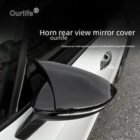 Coques de Rétroviseur en Corne Volkswagen ID.3 2025-2027 Noir Piano ou Aspect Carbone