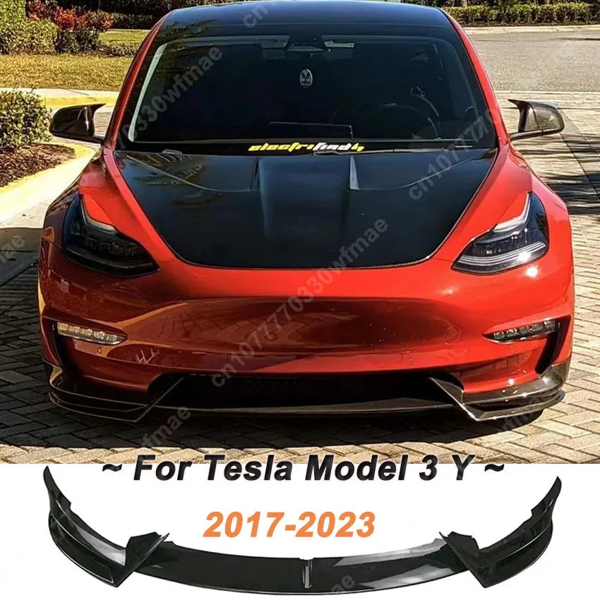 Kit Diffuseur Pare-Chocs Avant Tesla Model 3 Y 2017-2023