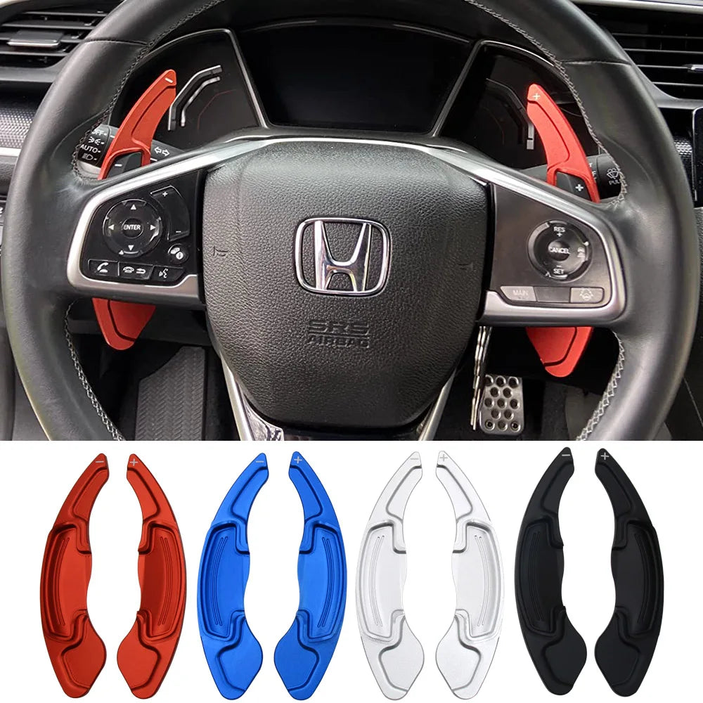 Palettes au Volant Honda Civic Accord CR-V 2018-2021 Aluminium