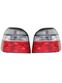 Feux Arrière Cristal Rouge Blanc Volkswagen Golf 3 1992-1997 Gauche Droit