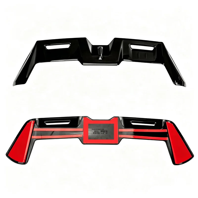 Becquet Aileron de Toit Toyota RAV4 Wildlander 2019-2025 et 2026+ Noir, Blanc ou Aspect Carbone