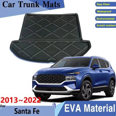 Tapis de Coffre Hyundai Santa Fe 2013-2022 7 Places