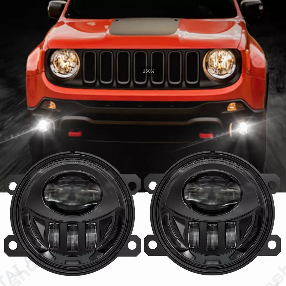 Feux Antibrouillard LED Jeep Renegade 2015-2018 Lentille