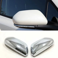 Coque de Rétroviseur Toyota C-HR 2016-2023 Aspect Carbone ou Chromée, Coques de Recouvrement ABS, Deux Formes de Boîtier