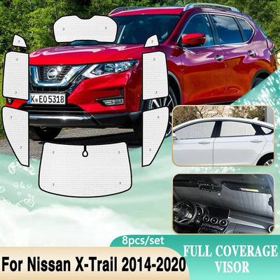 Pare-Soleil Anti-UV Nissan X-Trail T32 Rogue 2014-2020