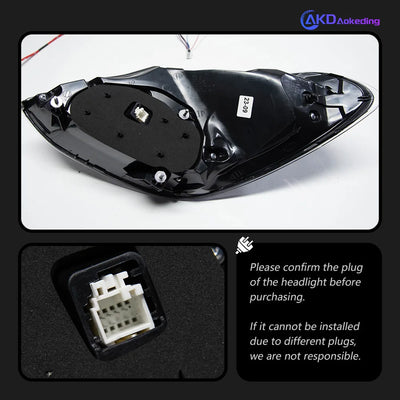 Feux Arrière LED Mercedes Classe C W205 2014-2021 Style Sportif