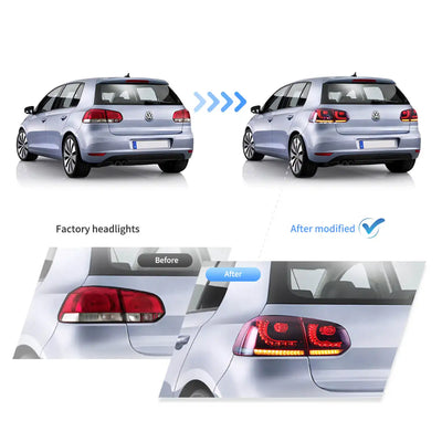 Feux Arrière LED Volkswagen Golf 6 MK6 2008-2014