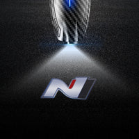 Projecteur Logo Porte Hyundai N LED Sans Fil Rechargeable USB