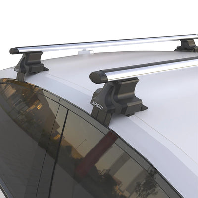 Barres de Toit Universelles MASITU Aluminium 100 à 140 cm
