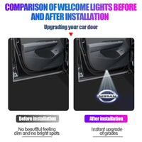 Projecteur Logo Porte Nissan Maxima Teana Altima LED