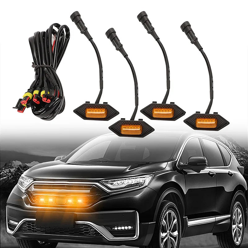 Feux LED de Grille Honda CR-V 2017-2022 Style Raptor Kit 4