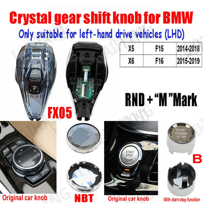 Pommeau de Vitesse Cristal BMW