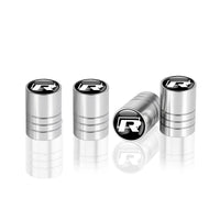 Bouchons de Valve Volkswagen Golf Polo Passat GTI R Line — gros plan