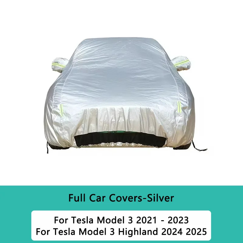 Housse de Protection Voiture Tesla Model 3 et Model Y Oxford Imperméable