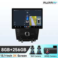 Autoradio Android Ford Mustang 2010-2014 Écran 2K CarPlay Sans Fil Caméra ADAS 360 GPS