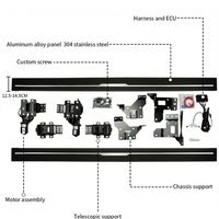 Marchepieds Électriques Ford Ranger 2015 Barres Latérales en Aluminium