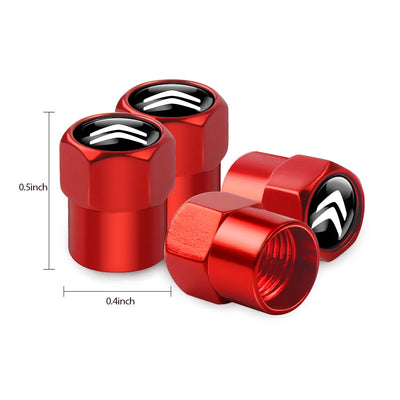 Bouchons de Valve Citroën C3 C4 C5 Aircross Métal