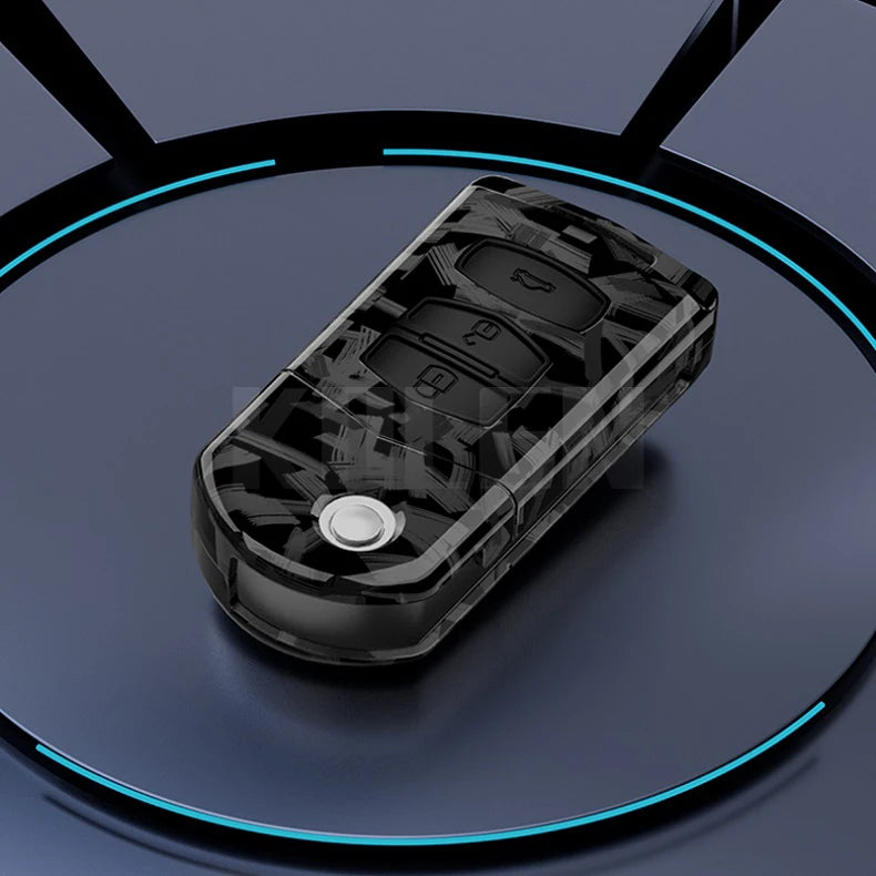 Étui de Protection Clé Mercedes Classe A B C E GLA GLC CLA CLS Fibre de Carbone 2 ou 3 Touches
