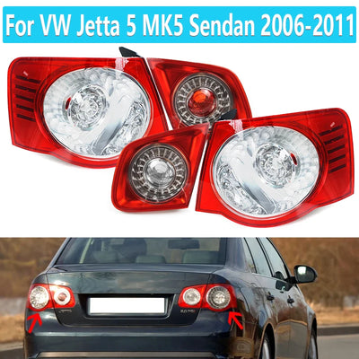 Feux Arrière LED DRL VW Jetta 5 MK5 2006-2011 Ext Int