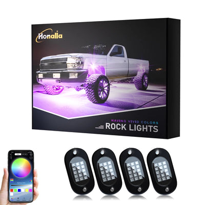 Éclairage d'Ambiance LED RGB Sous Caisse 4x4 SUV