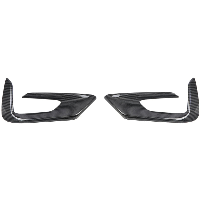 Calandre Ford Puma 2019-2023, Entourages de Feux de Brouillard Aspect Carbone ou Noir Brillant
