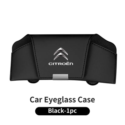 Étui à Lunettes pour Pare-Soleil Citroën C3 C4 C5 Berlingo