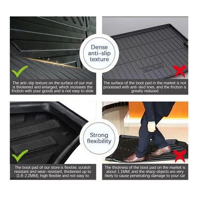 Tapis de Coffre Hyundai Santa Fe 2013-2022 7 Places